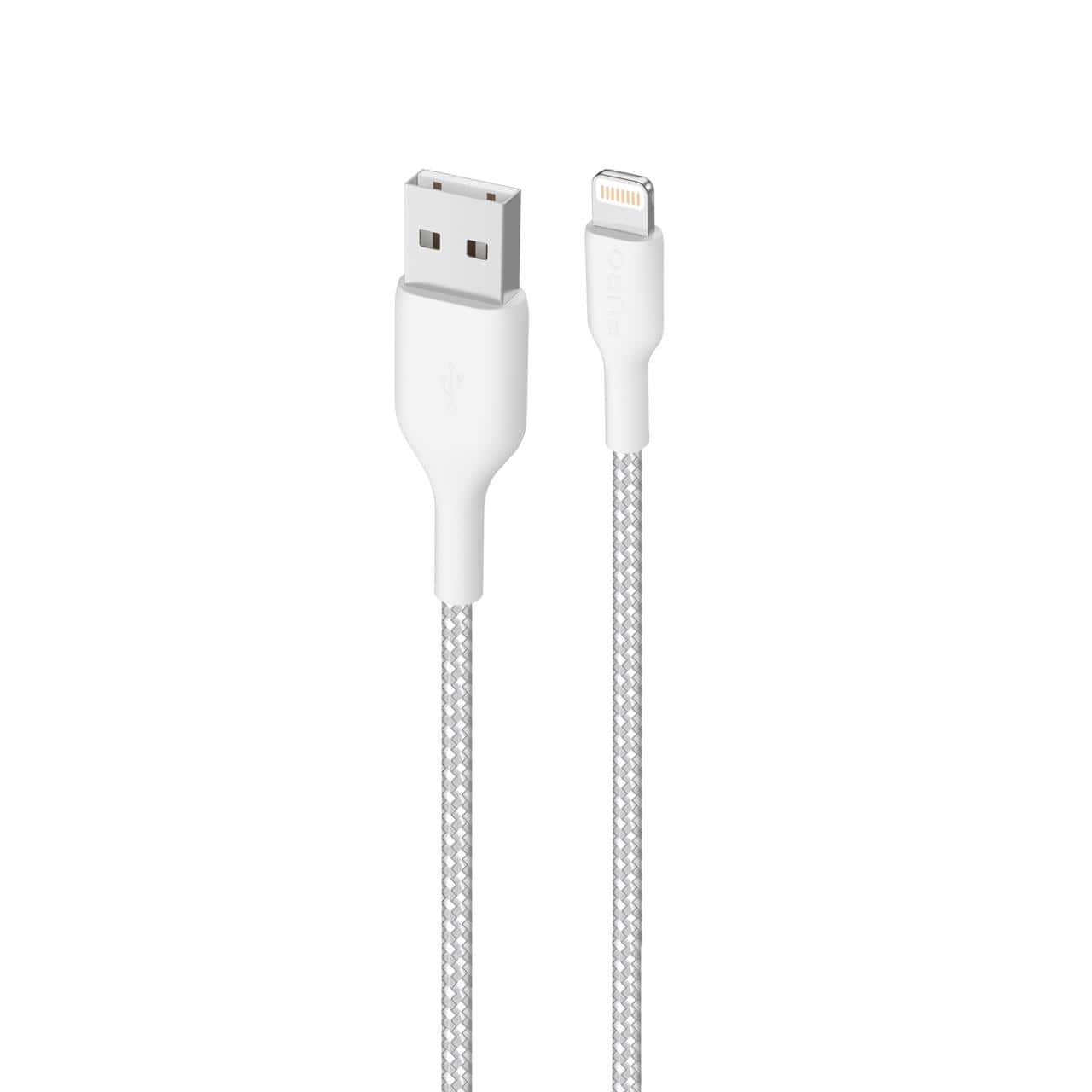 Power and data Sync cable Fabric Ultra-Strong 12W from USB-A to Lightning 1.2 M