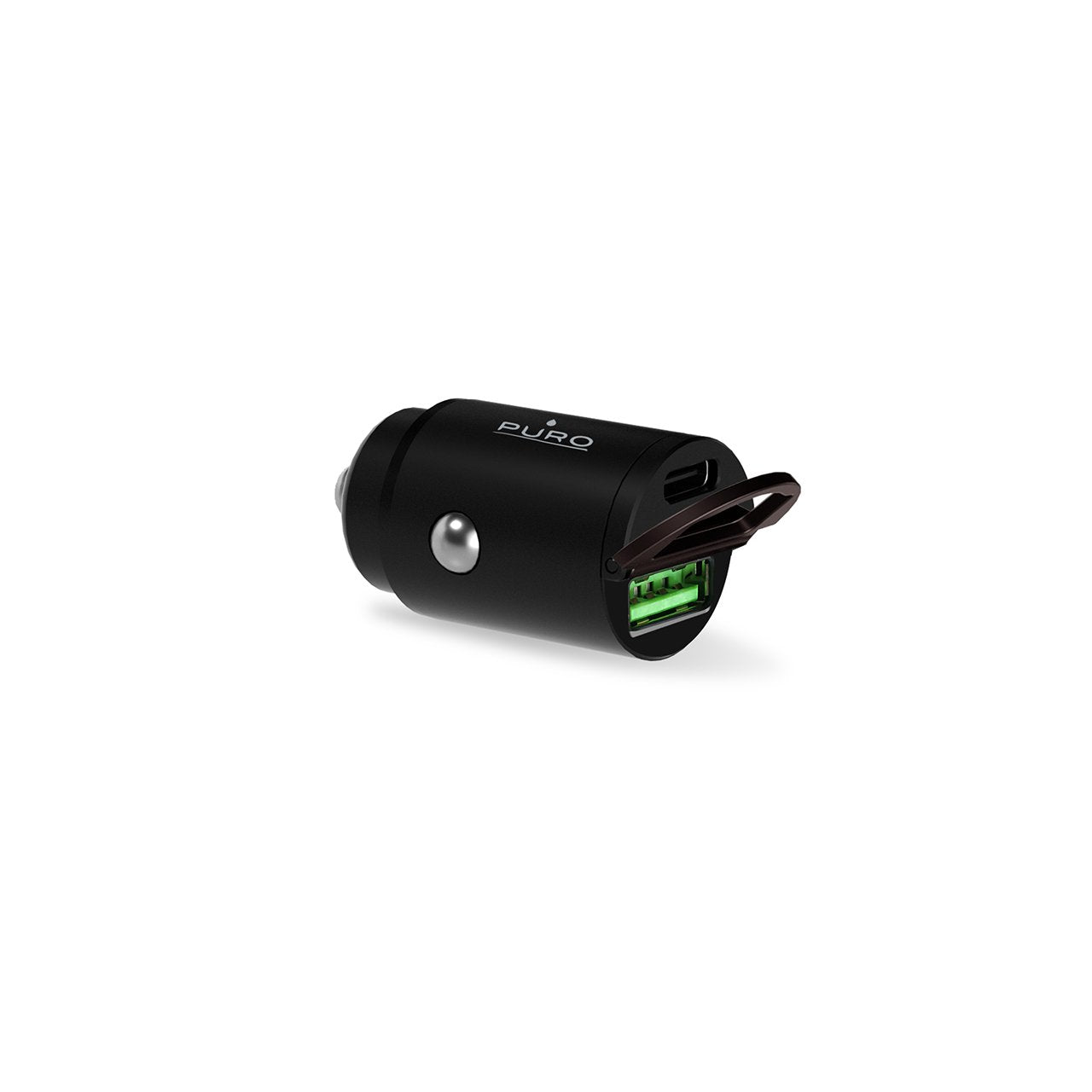 Mini Chargeur "Bullet" de voiture USB-C et USB-A à Fast Charge et Power Delivery 30W