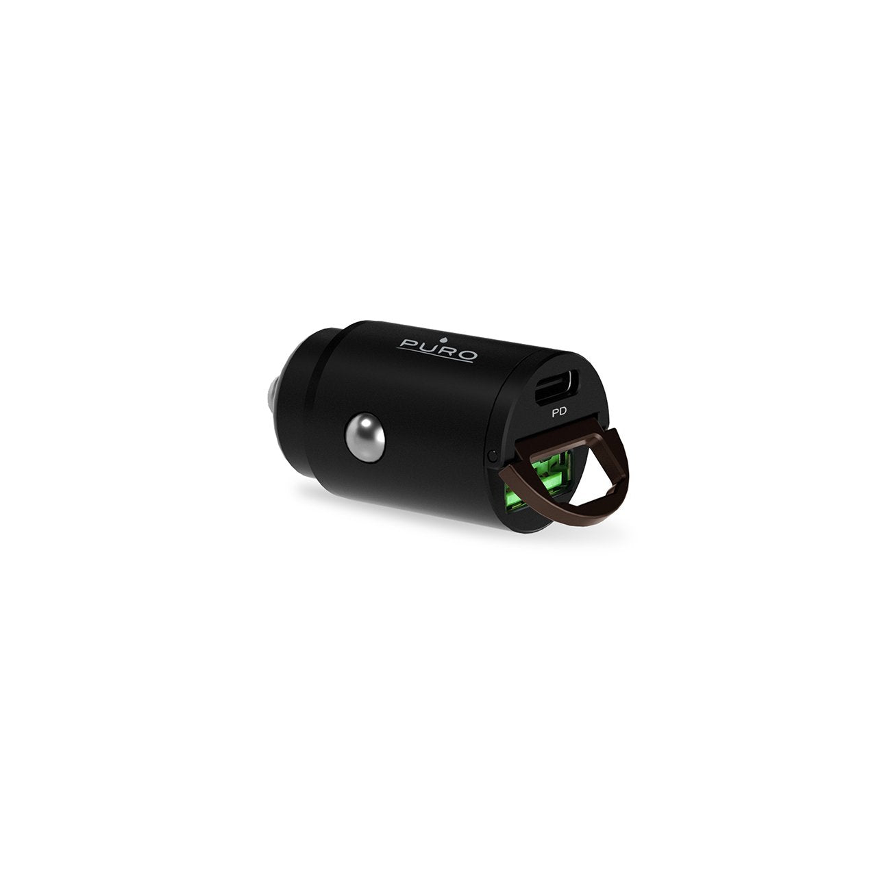 Mini Chargeur "Bullet" de voiture USB-C et USB-A à Fast Charge et Power Delivery 30W