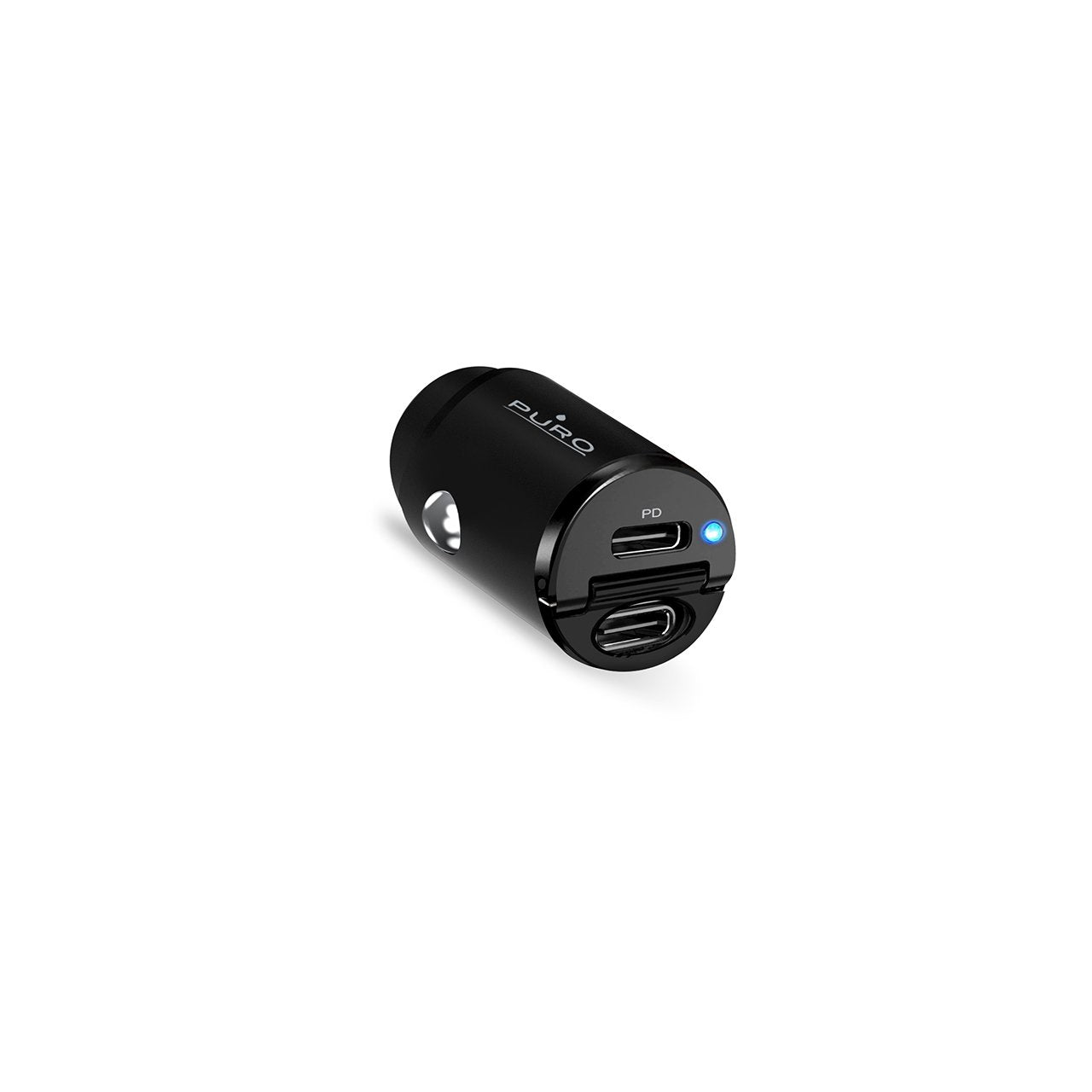 Mini Carica Batterie da Auto "Bullet" 2 porte USB-C Fast Charging e Power Delivery 30W