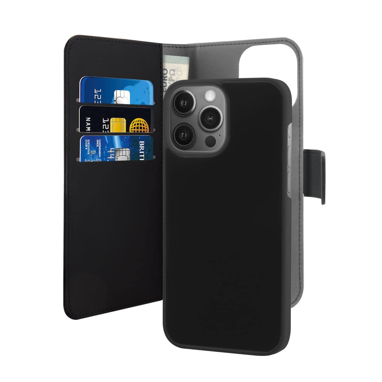 Detachable 2 in 1 Wallet Case for iPhone 13 Pro Max