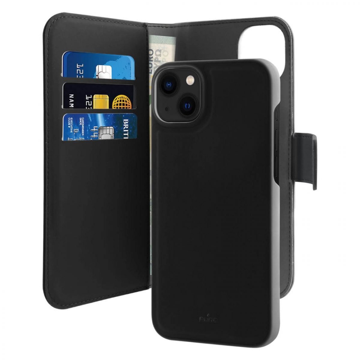 Custodia Wallet Detachable 2 in 1 per iPhone 14