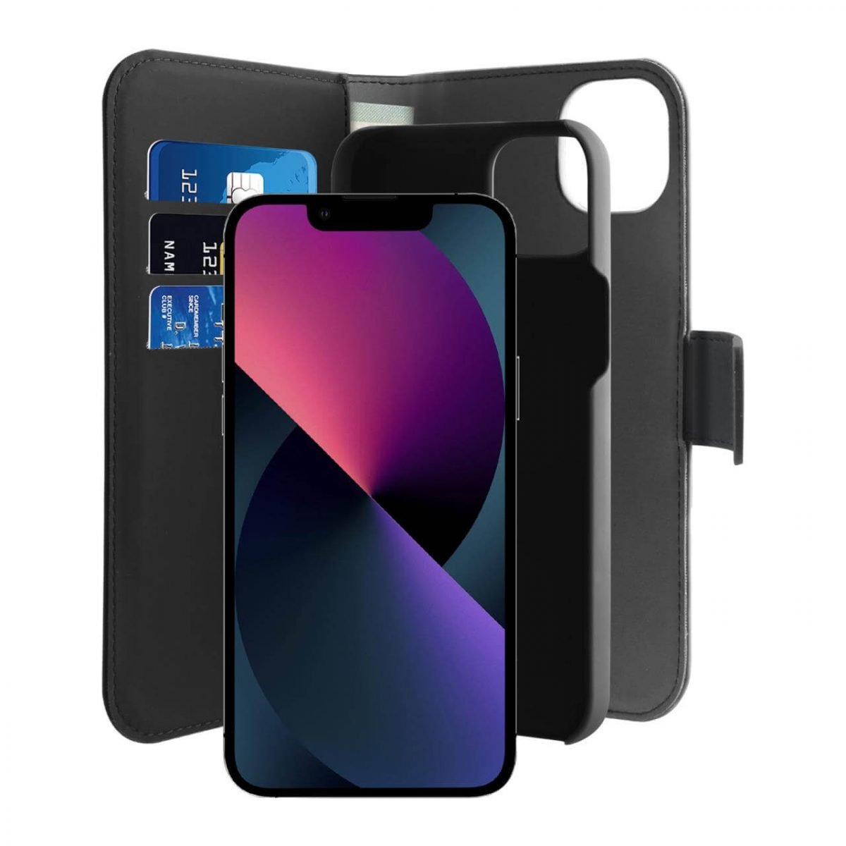 Coque 2 en 1 Wallet Détachable pour iPhone 14