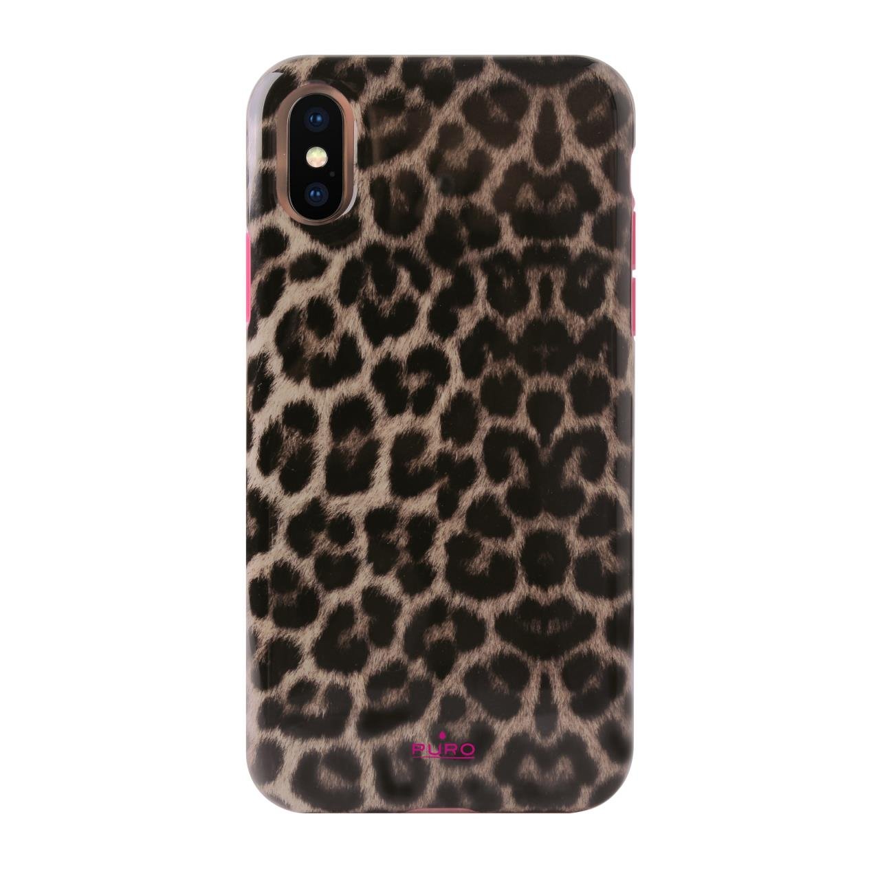 Cover Pink Leopard per iPhone Xs Max