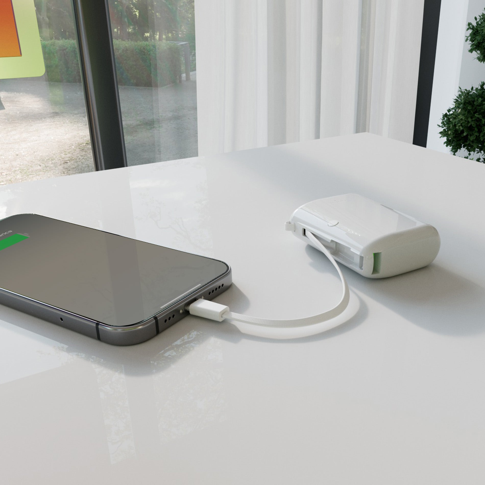 Power Bank “Power Link 10” 10000mAh Con Cavo USB-C Integrato