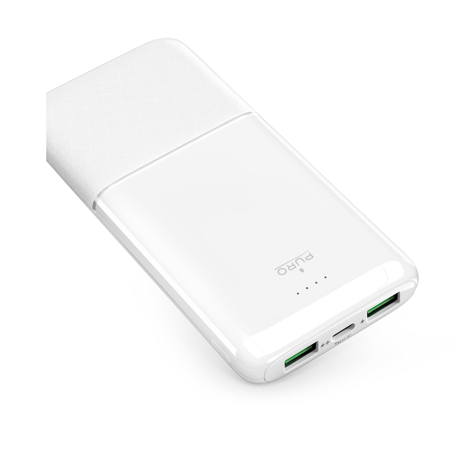 Power Bank 1000 mAh con 2 porte USB-A e 1 USB-C