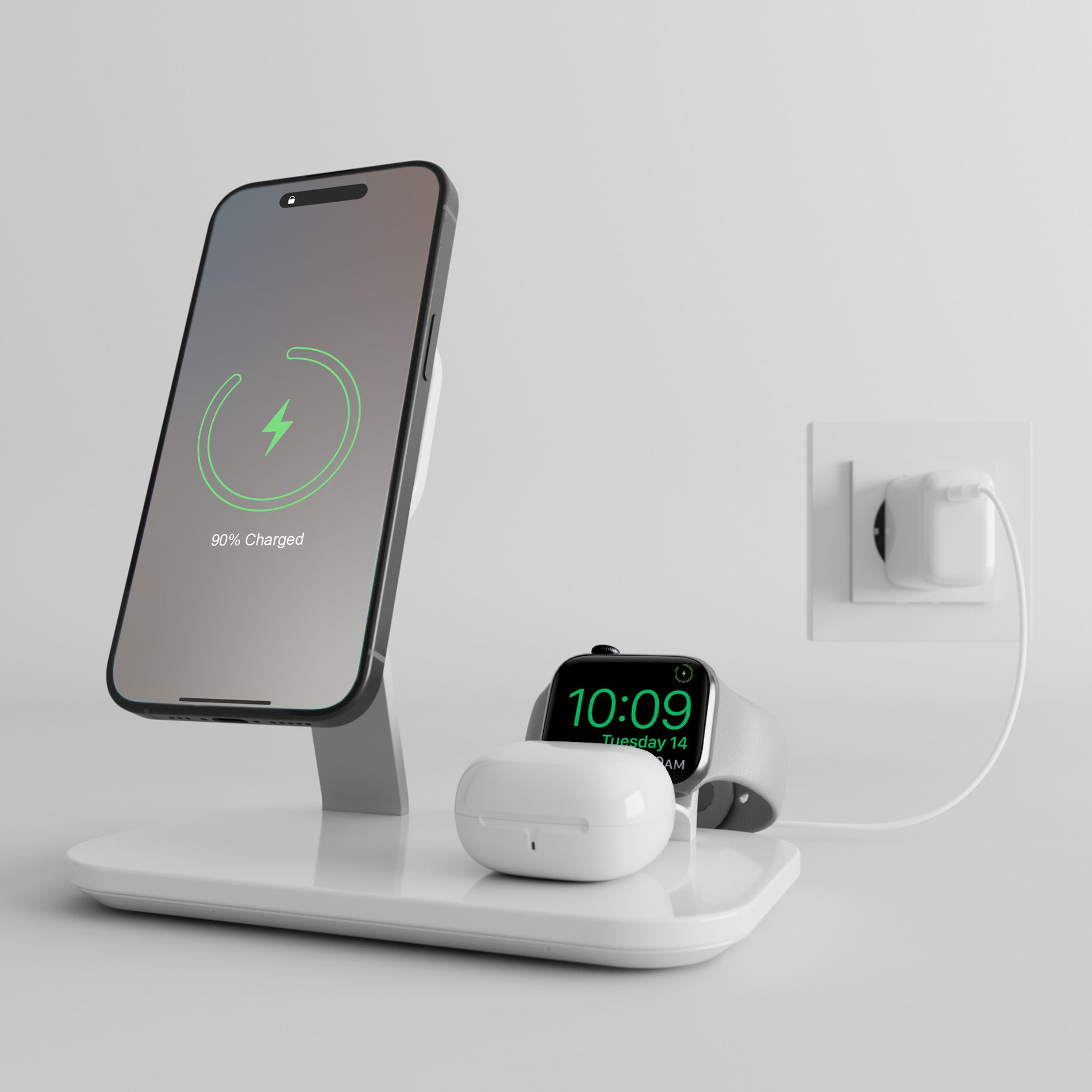 Charging Stand Mag Station 3 in 1