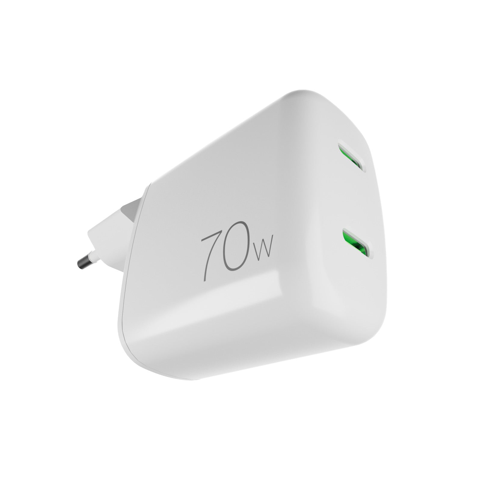 MiniPro 70W Wall Charger with GAN Technology: 2 USB-C Ports