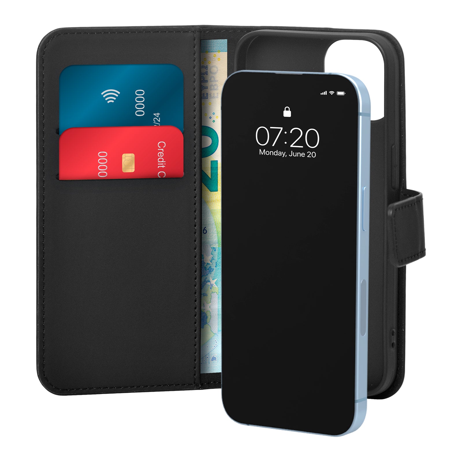 Wallet Stand Case for iPhone 14