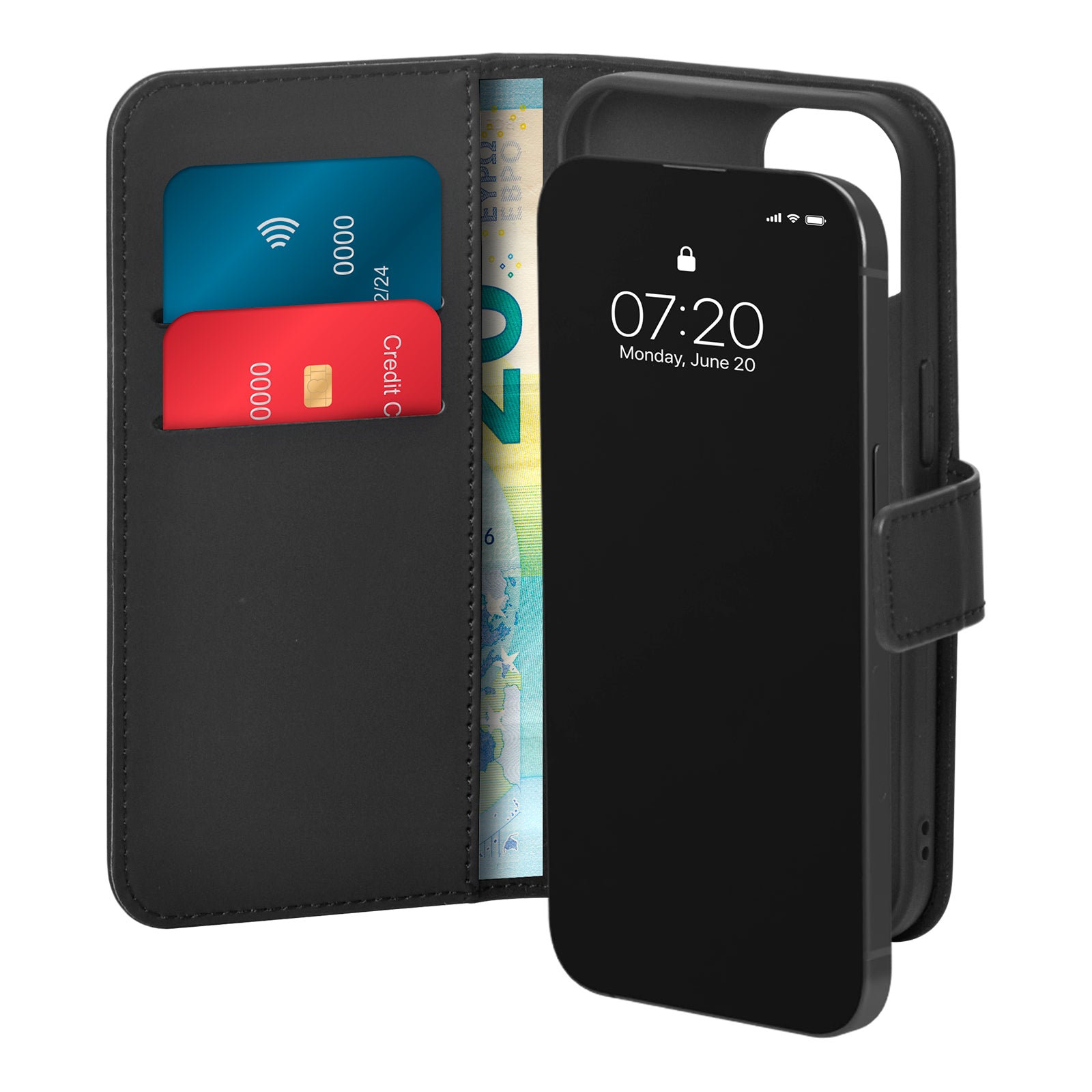 Wallet Stand Case for iPhone 15