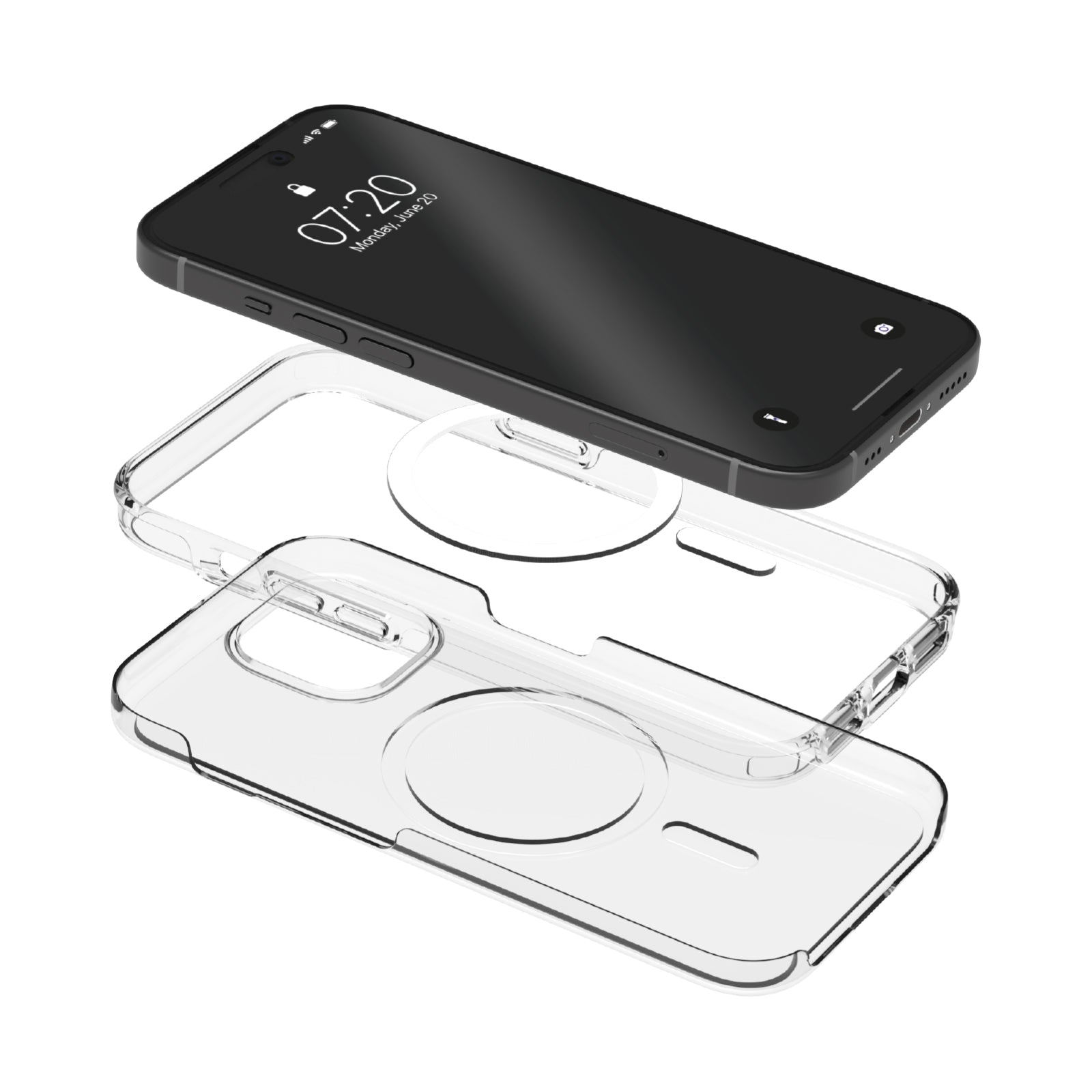 Cover Impact Clear D3O® Bio iPhone 15