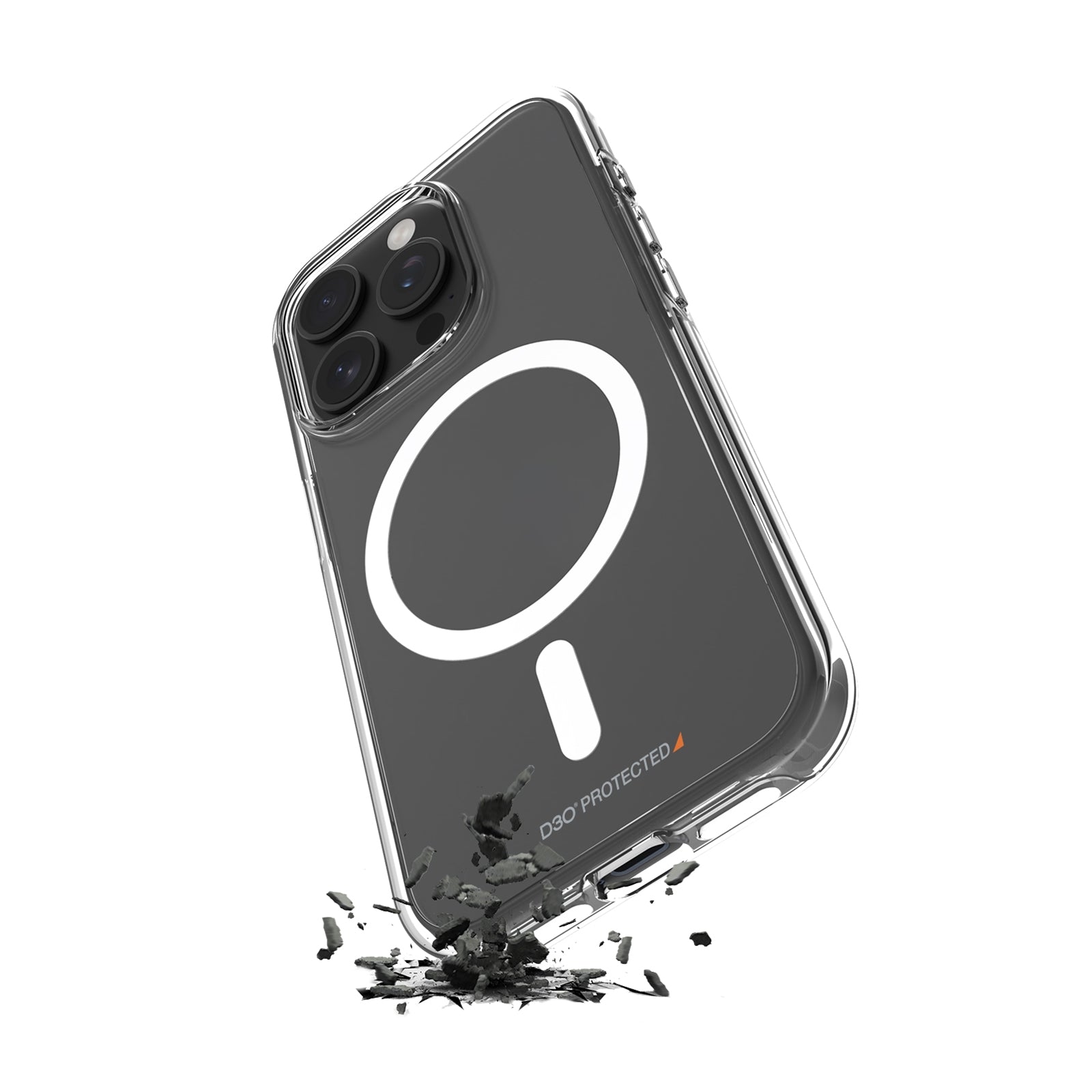 Cover Impact Clear D3O® Bio per iPhone 15 Pro