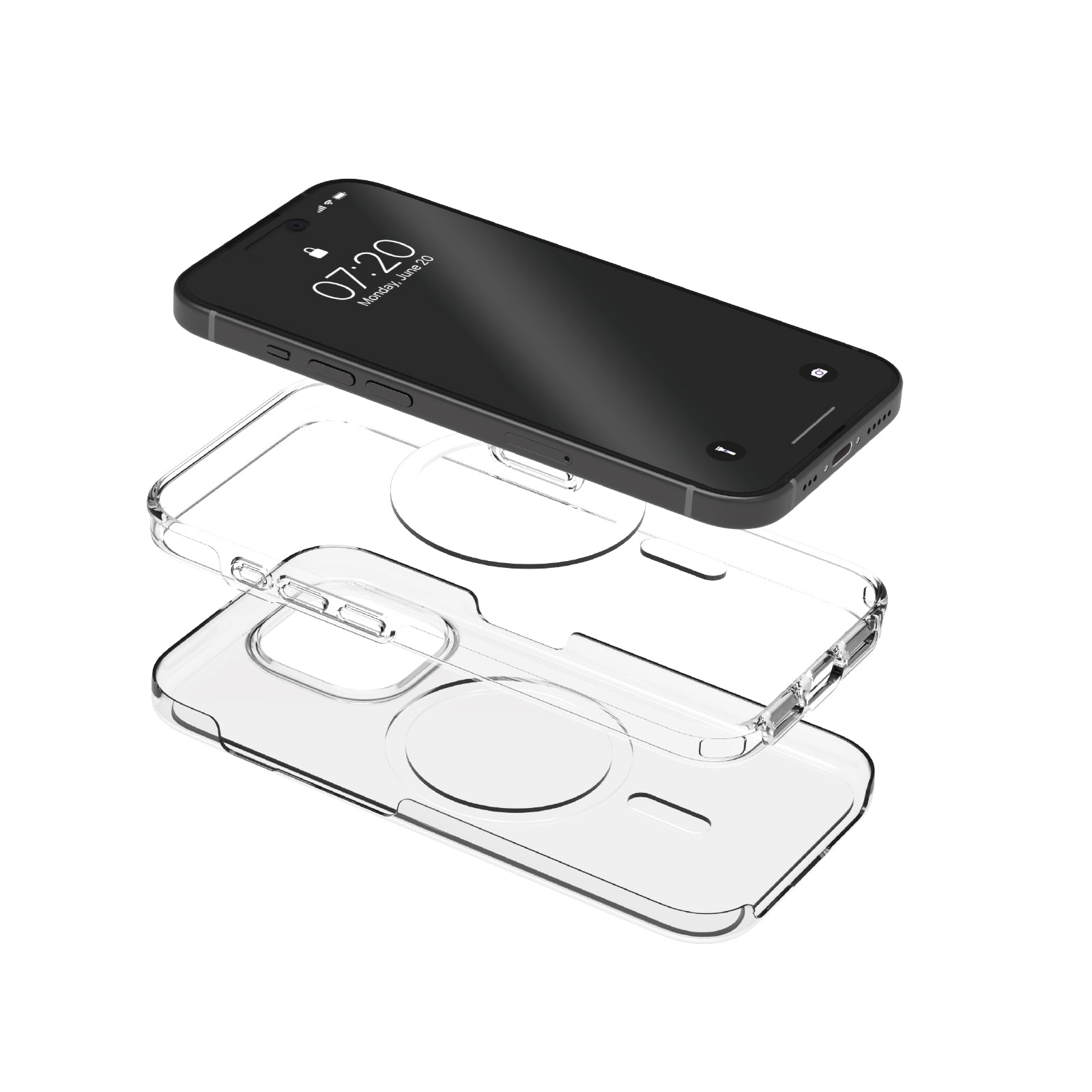 Cover Impact Clear D3O® Bio for iPhone 15 Pro