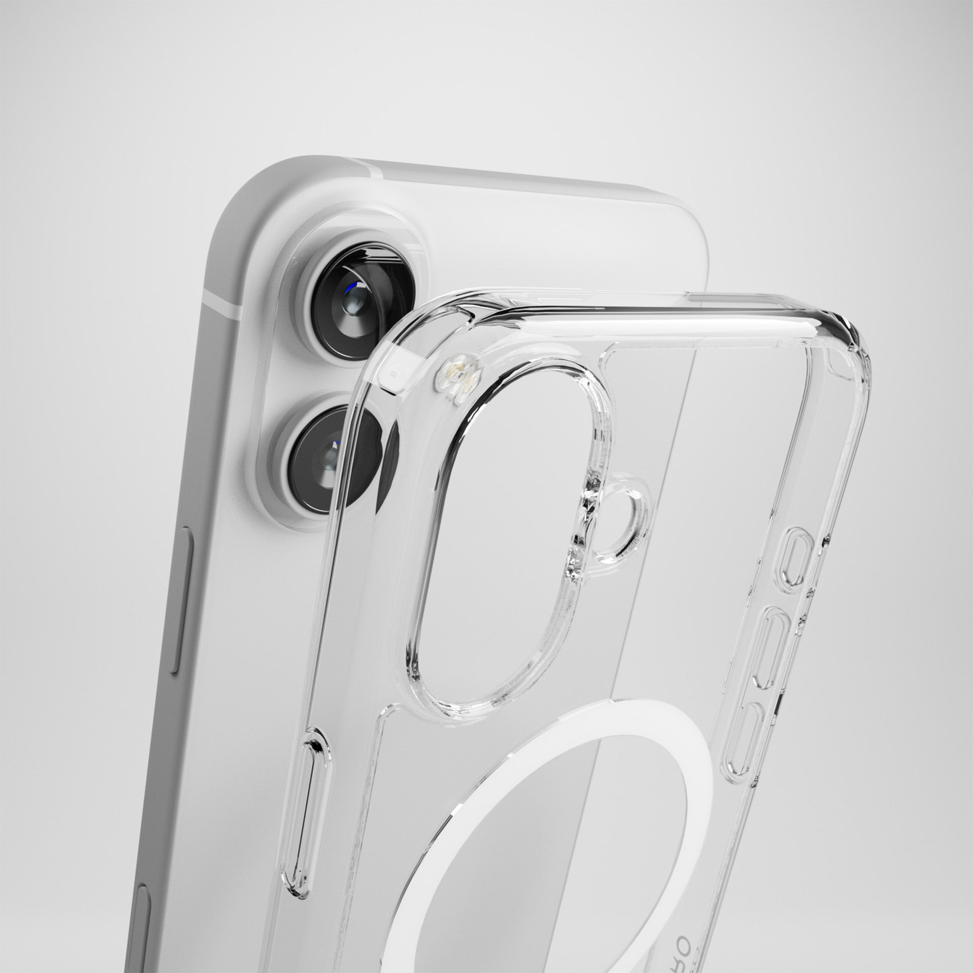 Cover Impact Clear D3O® Bio per iPhone 16