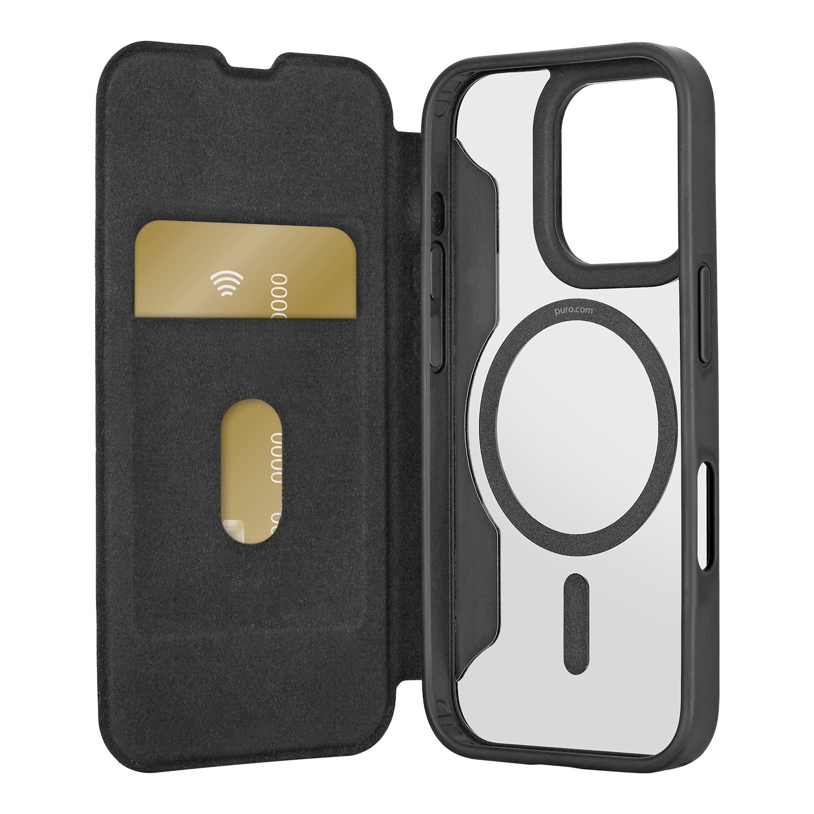 Custodia Book Mag 2 per iPhone 16 Pro