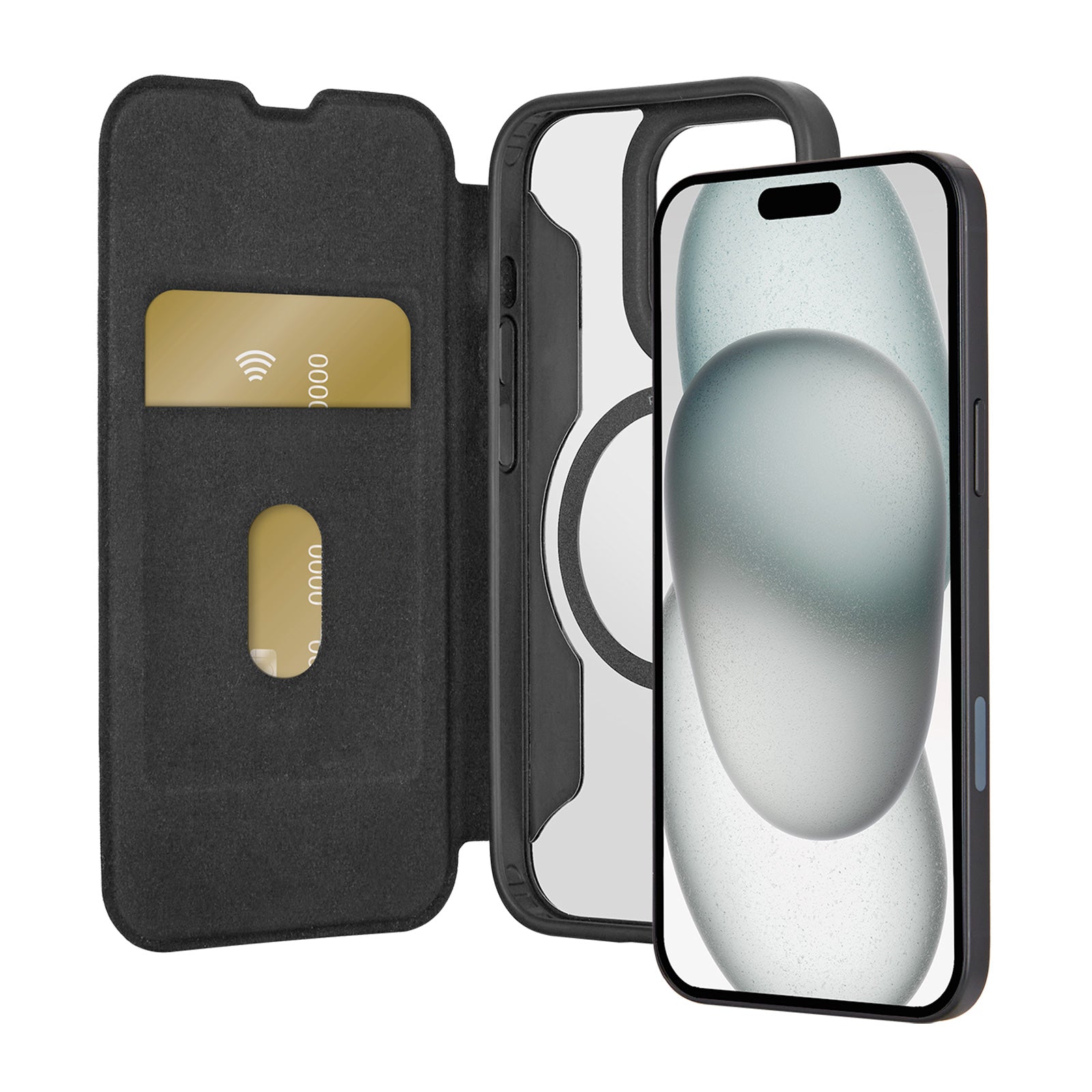 Custodia Book Mag 2 per iPhone 16 Pro