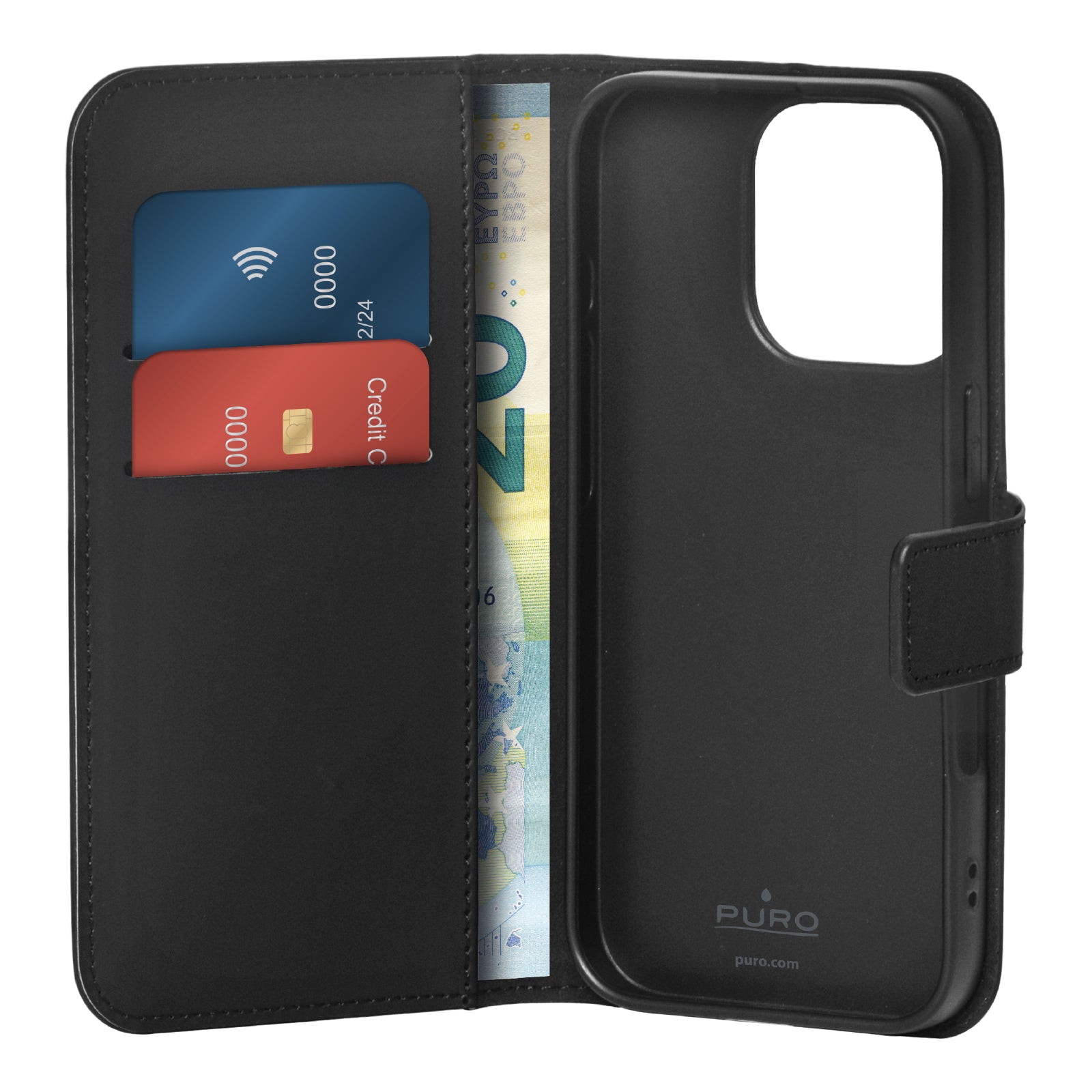 Case Wallet Stand for iPhone 16 Pro 