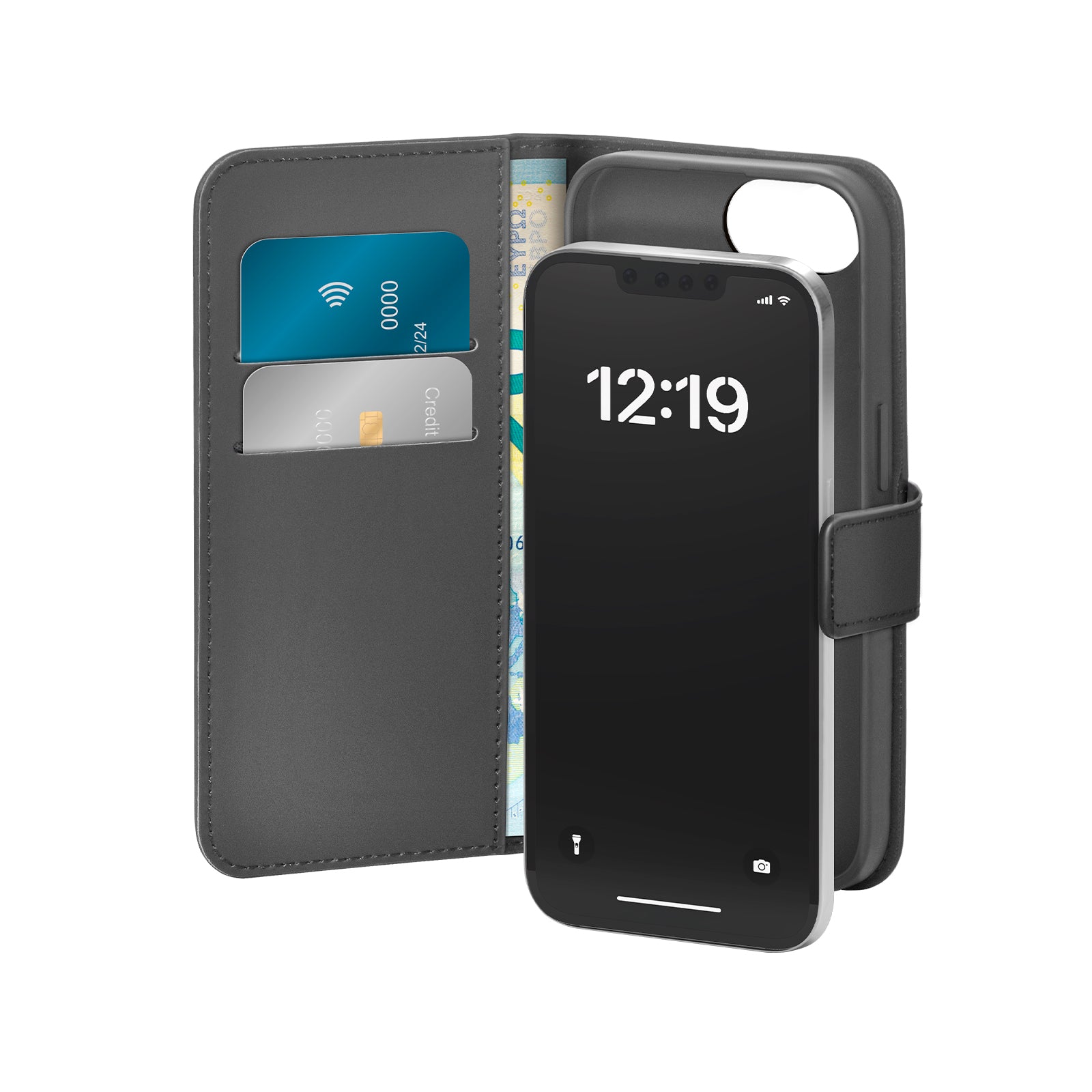 Custodia Wallet Stand per iPhone 16e