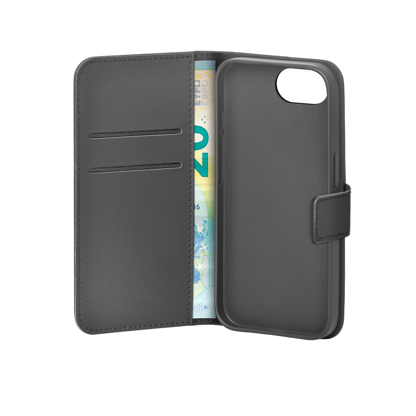 Custodia Wallet Stand per iPhone 16e