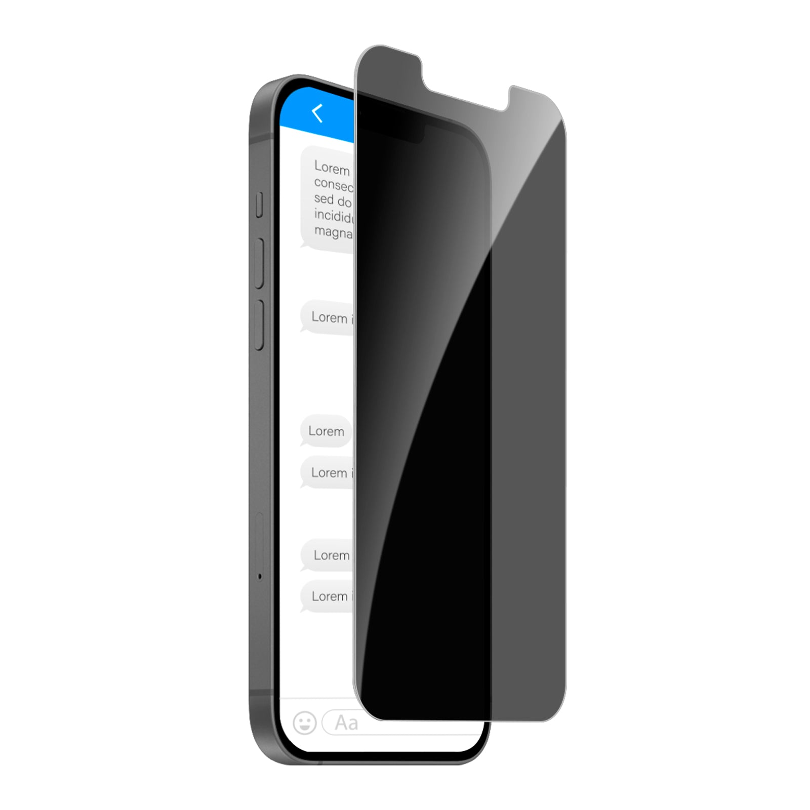 Verre trempé Privacy pour iPhone 13, 13 Pro et iPhone 14