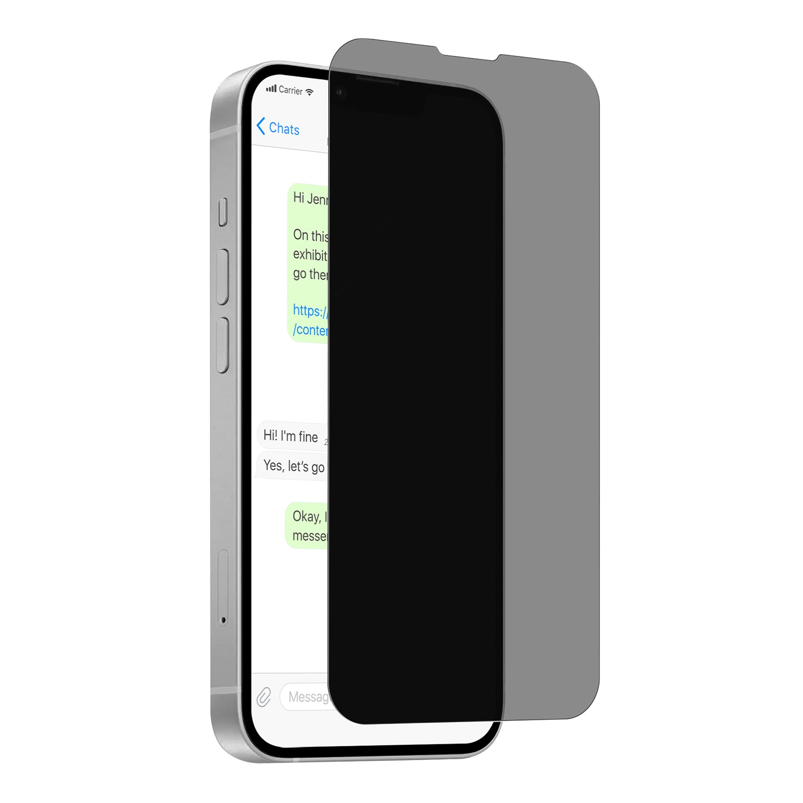 Verre Trempé Privacy pour iPhone 16e