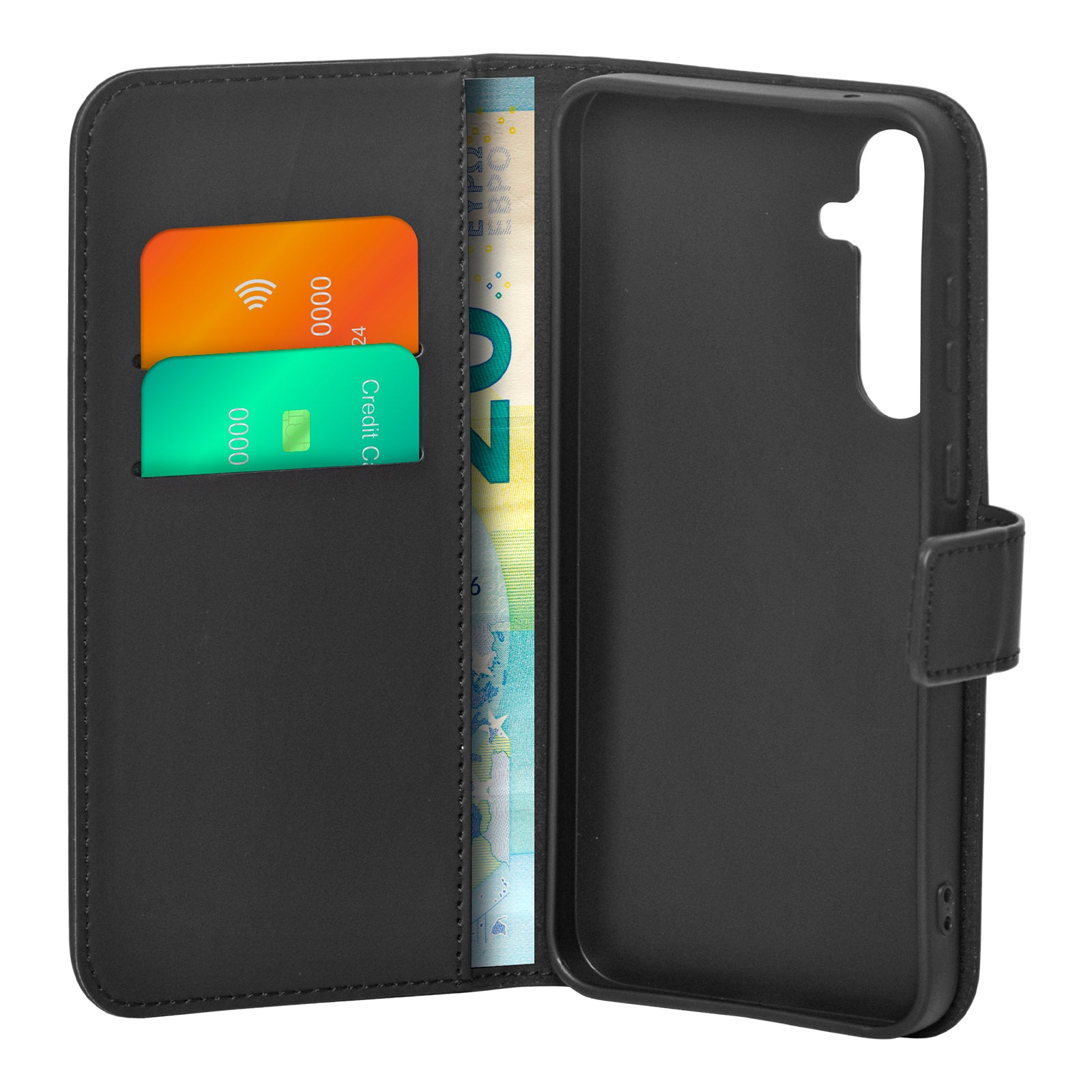 Custodia Wallet Stand per Samsung A35