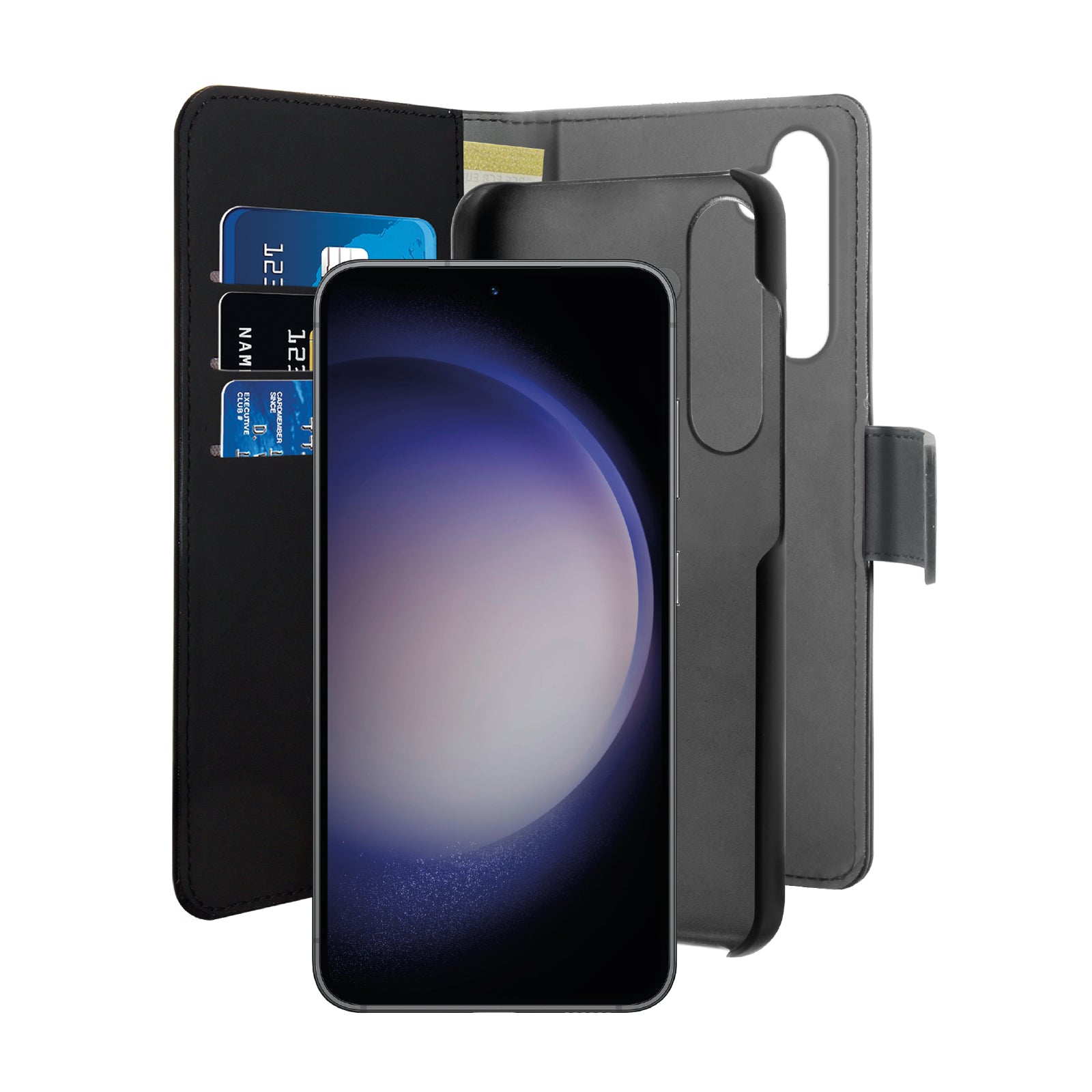 Custodia Wallet Detachable 2 in 1 per Samsung Galaxy S24