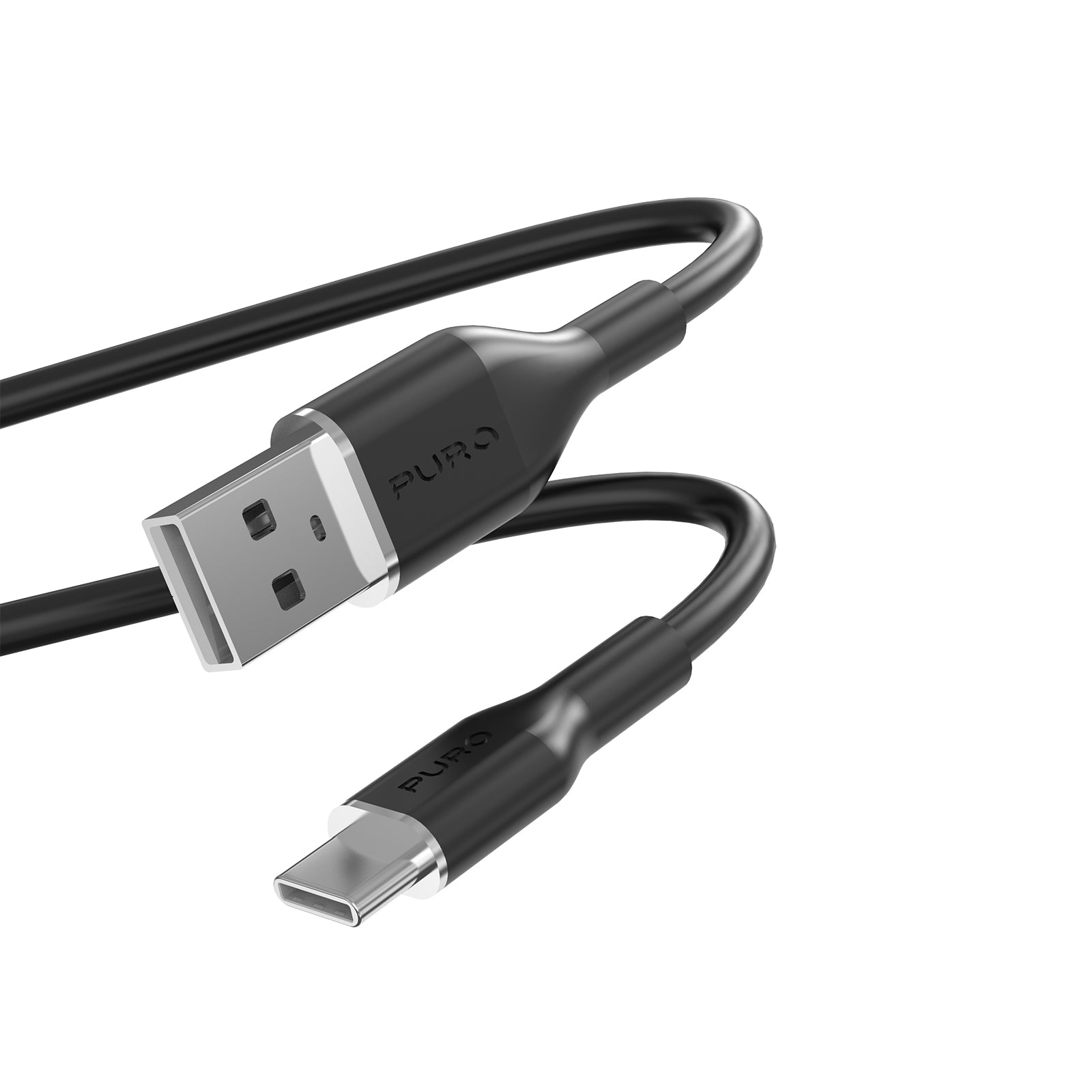 Charging and synchronization cable SOFT from USB-A to USB-C 1,5m