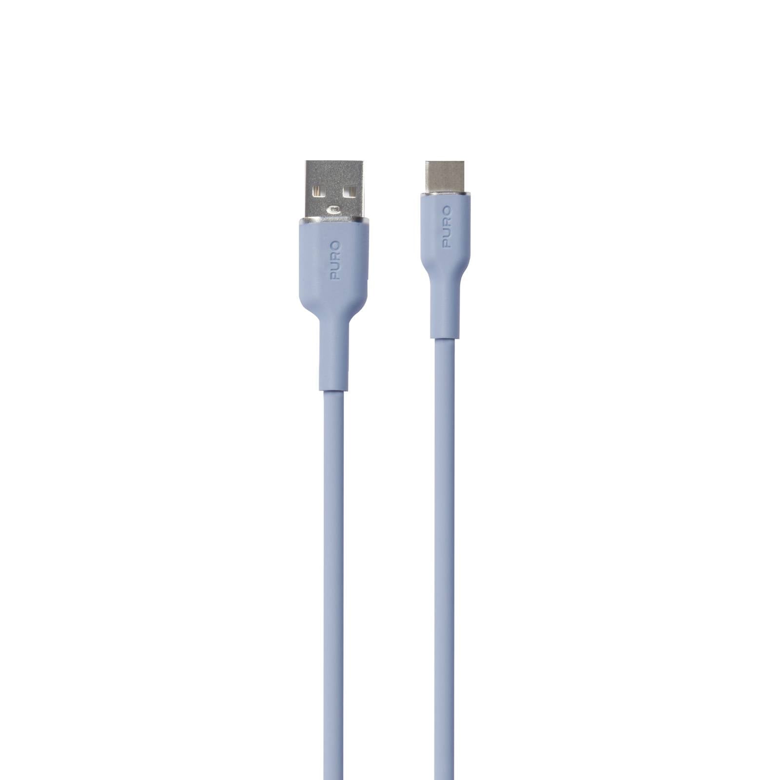 Charging and synchronization cable SOFT from USB-A to USB-C 1,5m