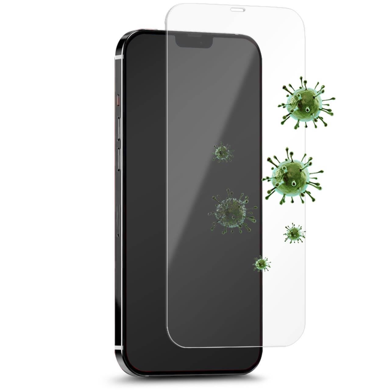 Protection écran en verre trempé Antimicrobien pour iPhone 12 Pro Max