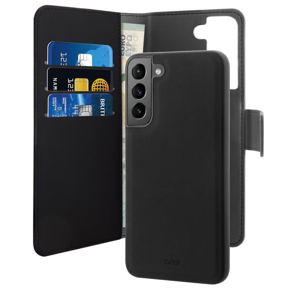 Custodia Wallet Detachable 2 in 1 per Samsung Galaxy S22+